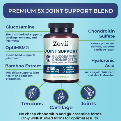 Zovii Glucosamine Chondroitin Support Capsules VIP